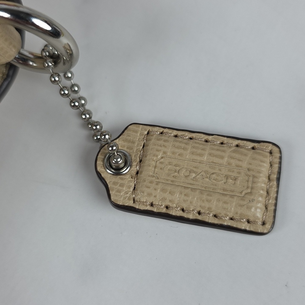 COACH KRISTIN SHOULDER BAG BEIGE CREAM  CROSSBODY‎ SMALL PURSE GUC - Picture 6 of 13
